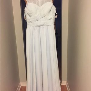 Long flowing sheer dress